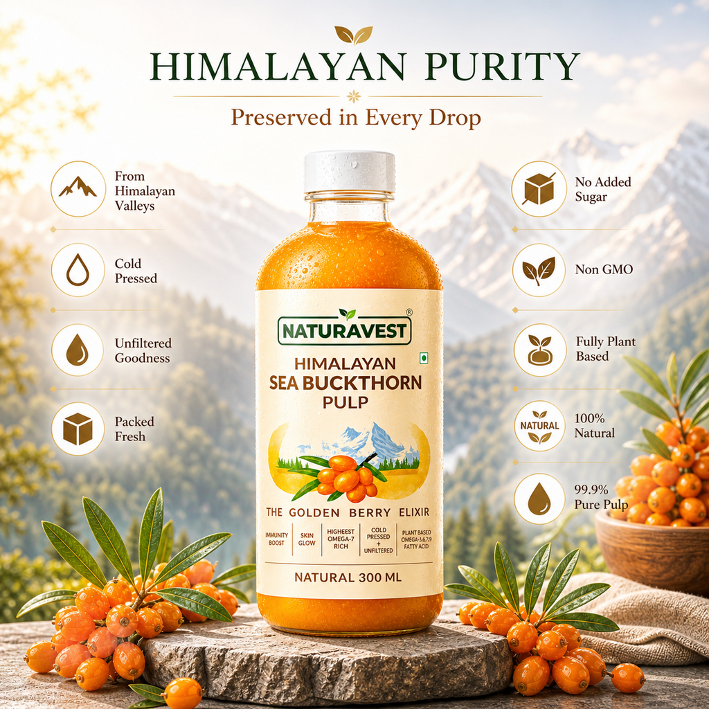 Himalayan Sea Buckthorn Pure Pulp | Not Diluted Juice. The Real Thing.