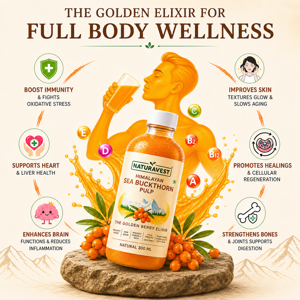 Himalayan Sea Buckthorn Pure Pulp | Not Diluted Juice. The Real Thing.