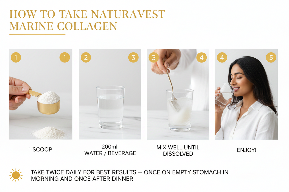 How to Take Naturavest Marine Collagen