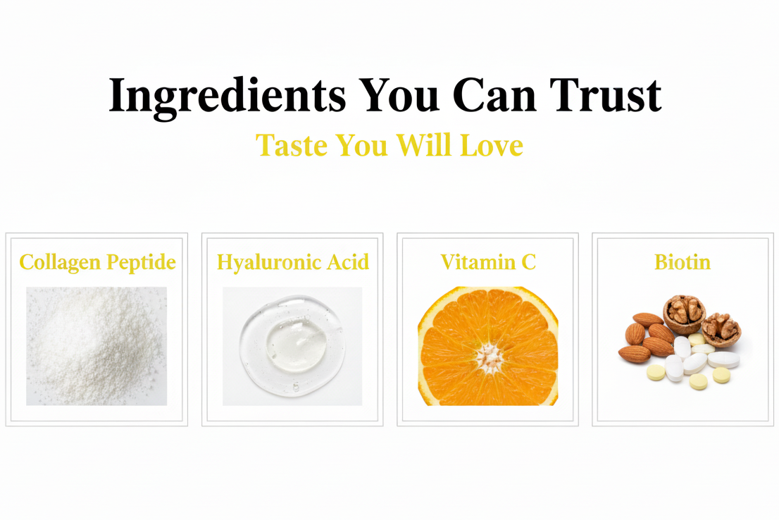Ingredients You Can Trust - No Egg in Biotin